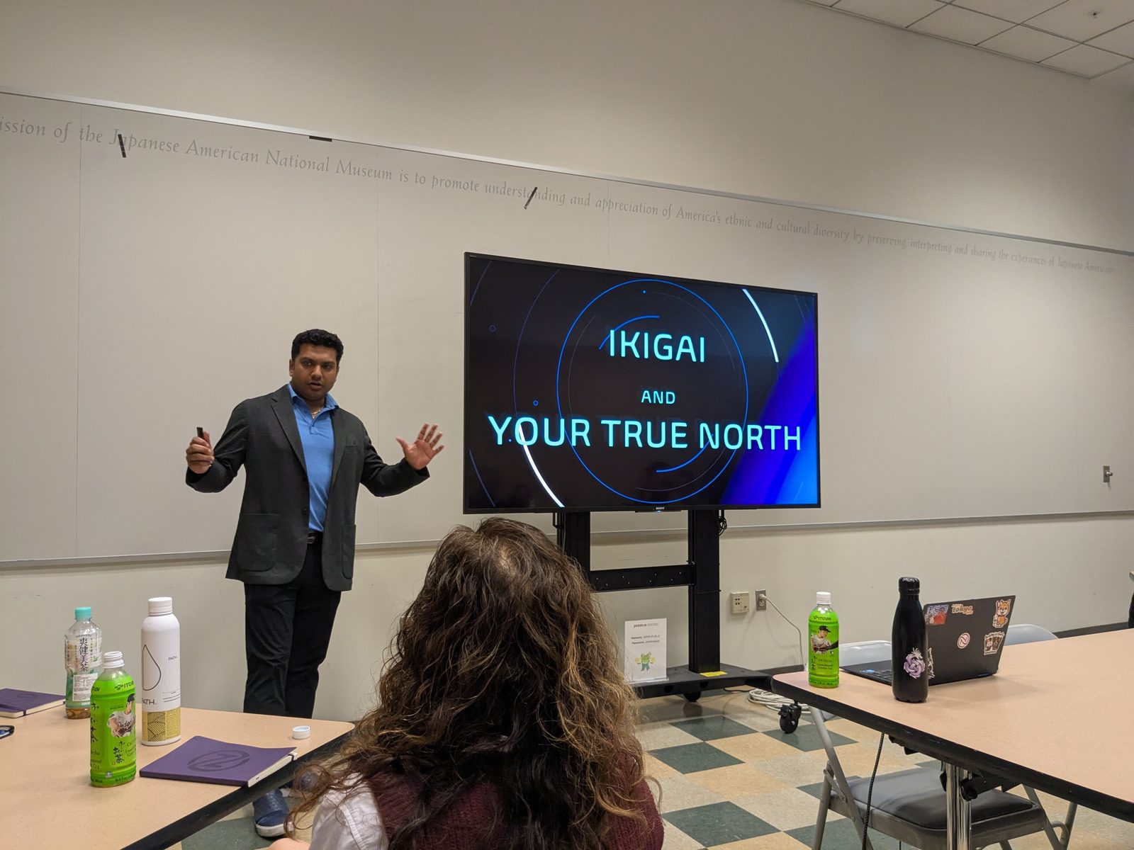 Founder speaking on ikigai — Japan inbound storytelling